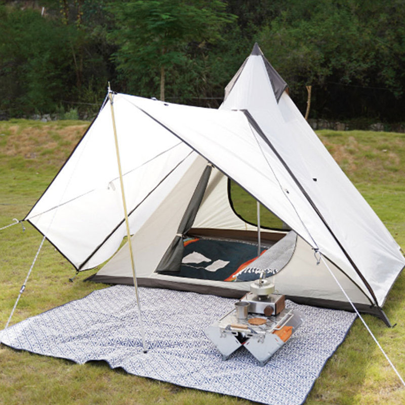 Tente pyramide anti-étanche de camping en camping léger