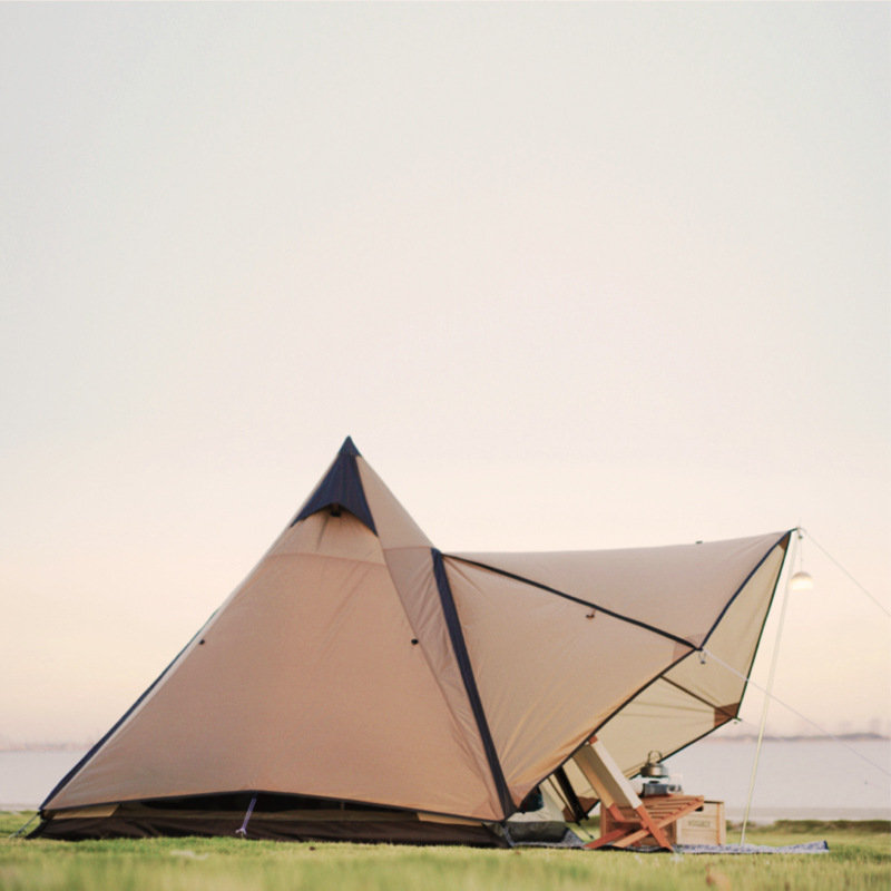 Tente pyramide anti-étanche de camping en camping léger