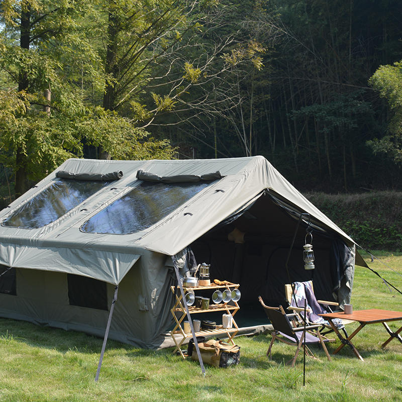 Tente gonflable RBM 12 m² avec puits de lumière panoramique