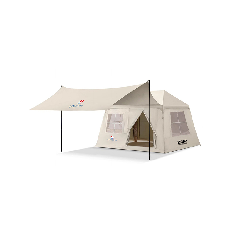 Tente gonflable avec canopée