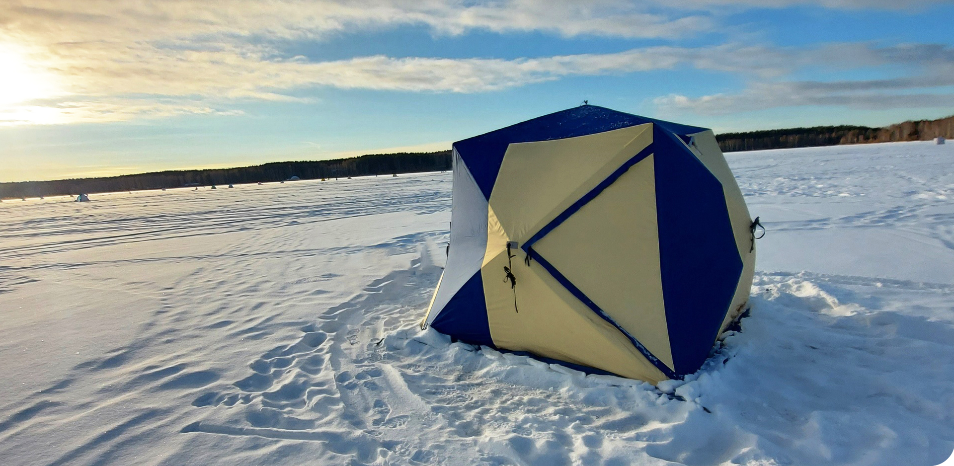 Tente de pêche sur glace