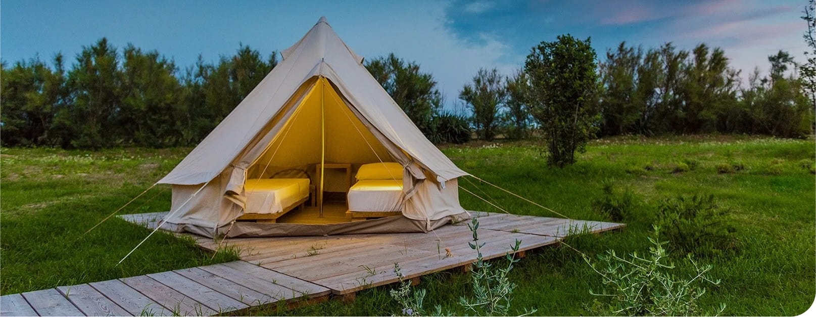 Maisons et chambres de camping
