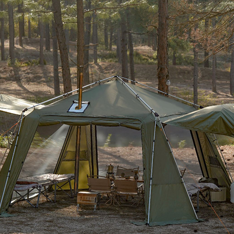 Tente à canopée ouverte rapide