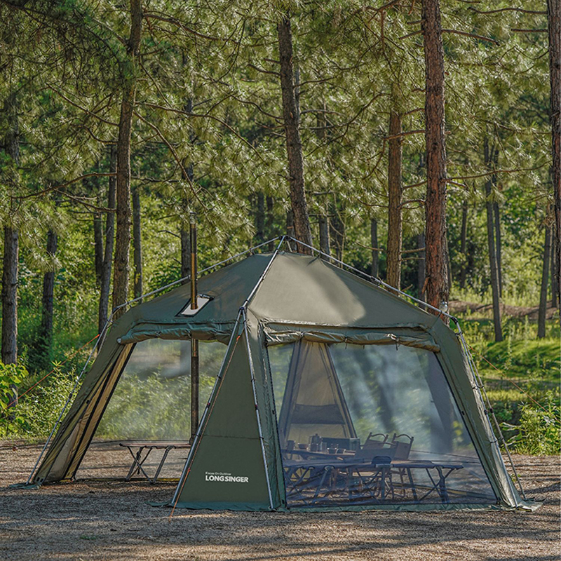 Tente à canopée ouverte rapide