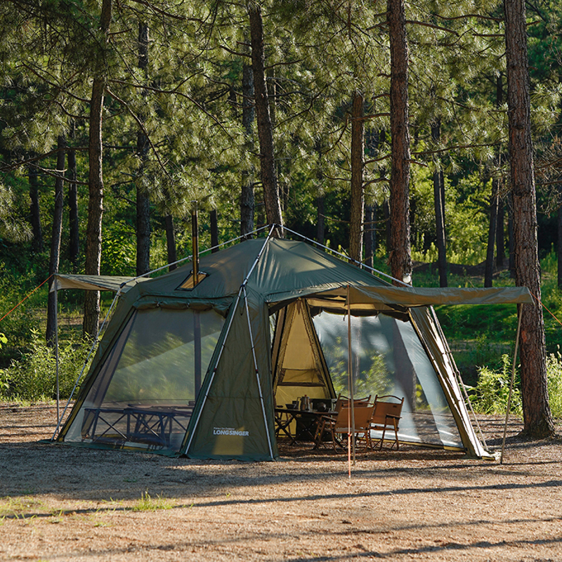 Tente à canopée ouverte rapide