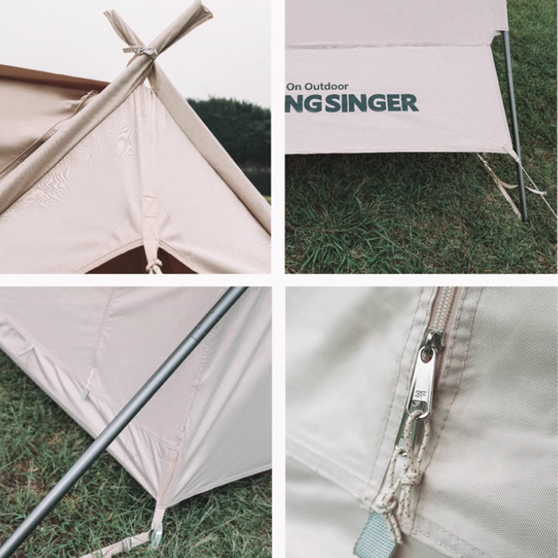 Tente de camping tipi à cadre