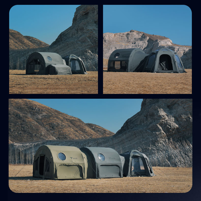 Tente de tunnel gonflable